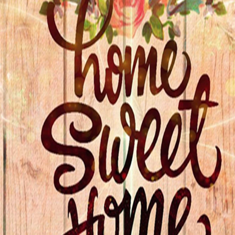 Delič izby obojstranný, nápis Home Sweet Home - 145x170 – Obrázok 3