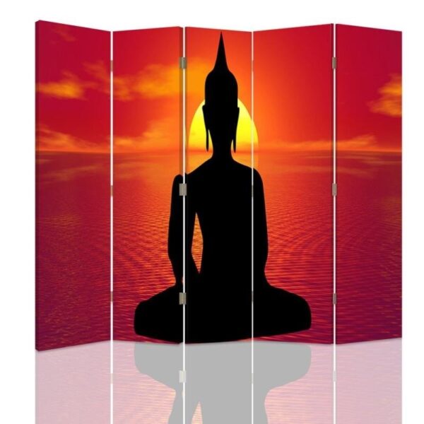 Prepážka na izbu obojstranná, Buddhova meditácia - 180x170