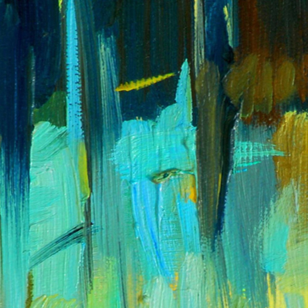 Oddeľovač izieb obojstranný, prímorská abstrakcia - 145x170 – Obrázok 3