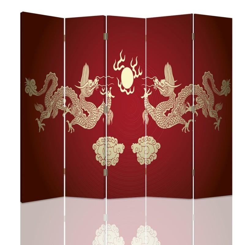 Delič izby obojstranný, Red Dragons - 180x170