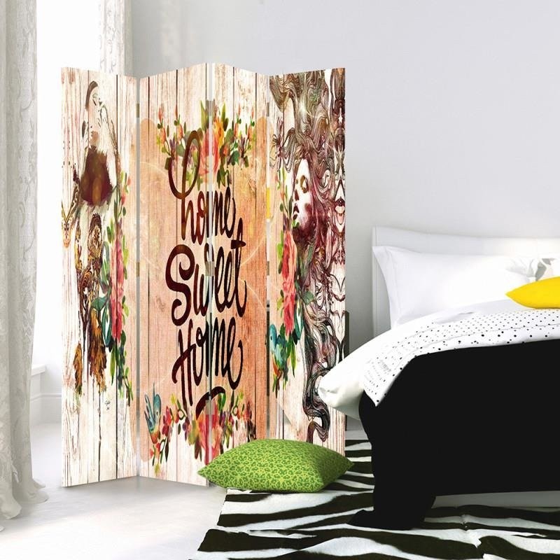 Delič izby obojstranný, nápis Home Sweet Home - 145x170 – Obrázok 2