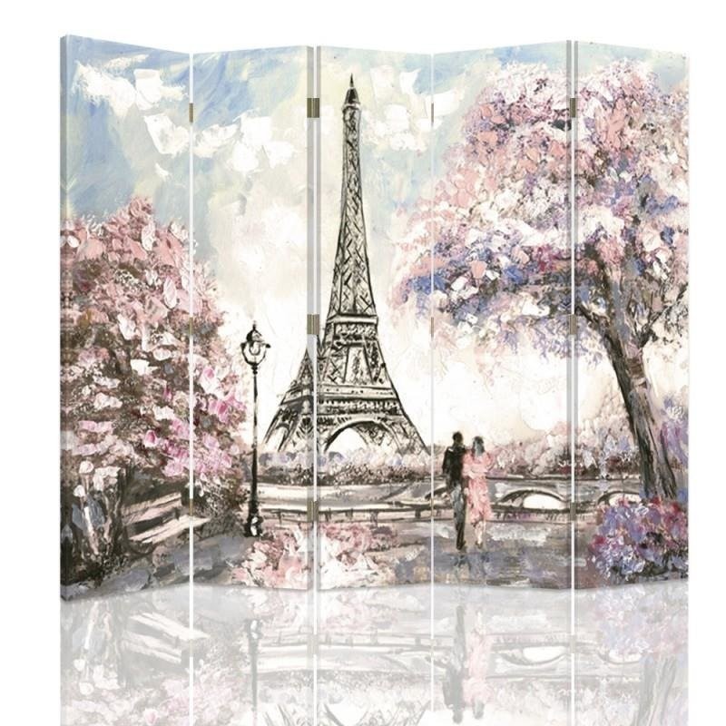 Oddeľovač izieb Obojstranný, Jar v Paríži - 180x170