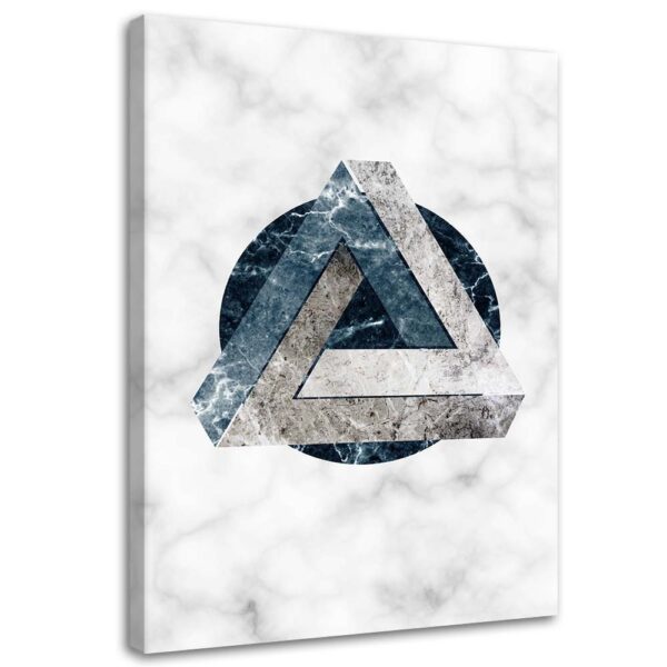 Obraz na plátne, Geometrická abstrakcia - mramor