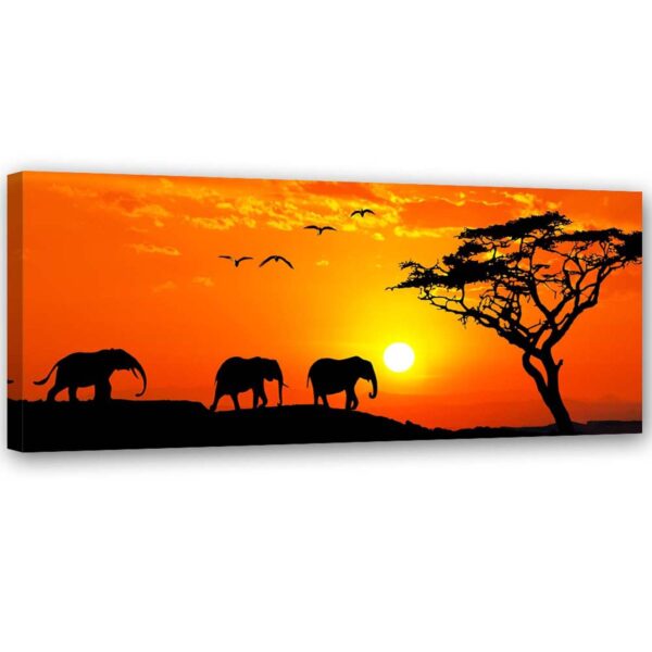 Obraz na plátne, panoráma africkej savany