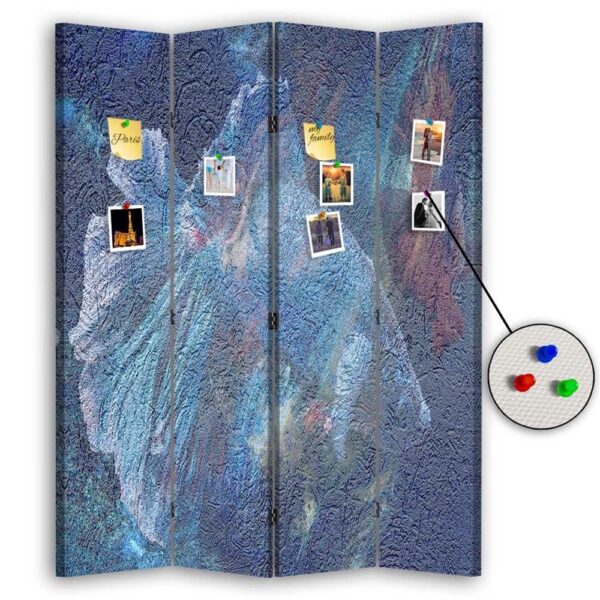 Rozdeľovač izieb Obojstranný PIN IT, Secret blue - 145x170