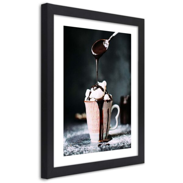 Obraz v čiernom ráme, Káva s marshmallows