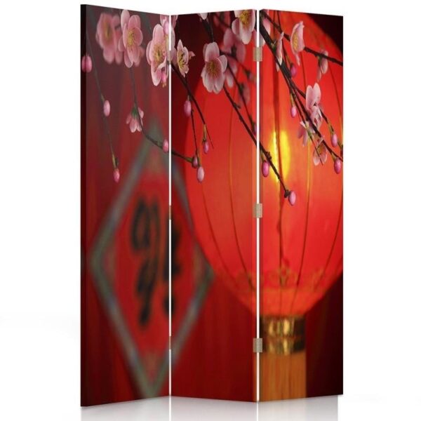 Rozdeľovač izieb Obojstranný otočný, japonský lampáš - 110x170
