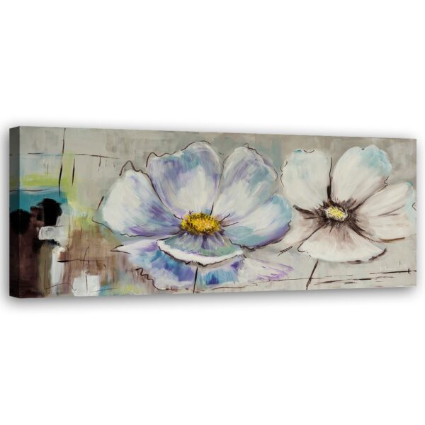 Obraz na plátne, Maľované shabby chic kvety