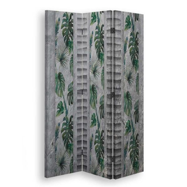 Rozdeľovač izieb Obojstranne otočný, vzor Monstera - 110x170
