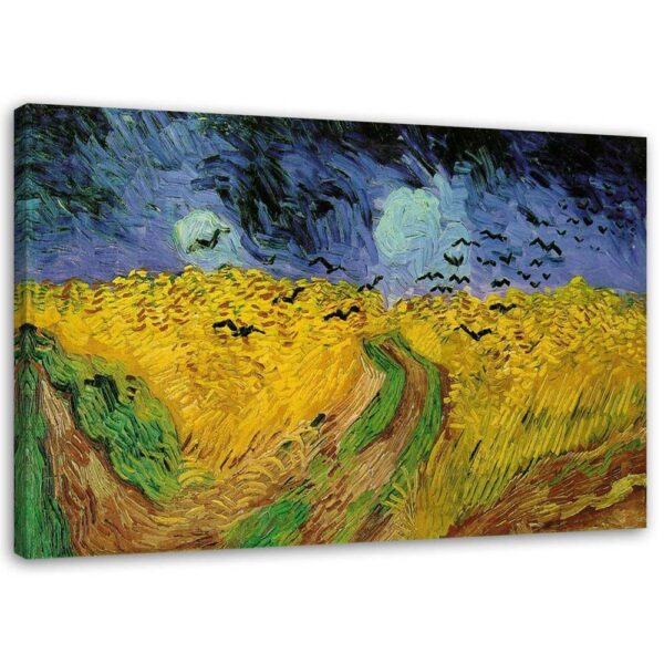 Obraz, Pšeničné pole s havranmi - reprodukcia V. van Gogha
