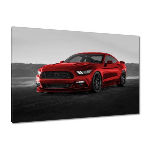 Obraz Červený Ford Mustang USA